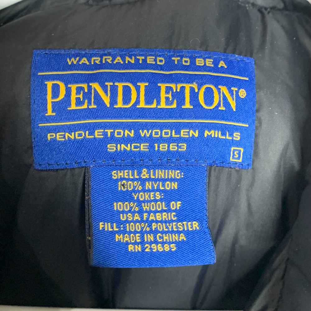 Pendleton Diamond Desert Pattern Puffer Vest Size… - image 2